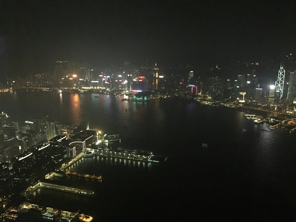 Hong Kong Ozone Bar View