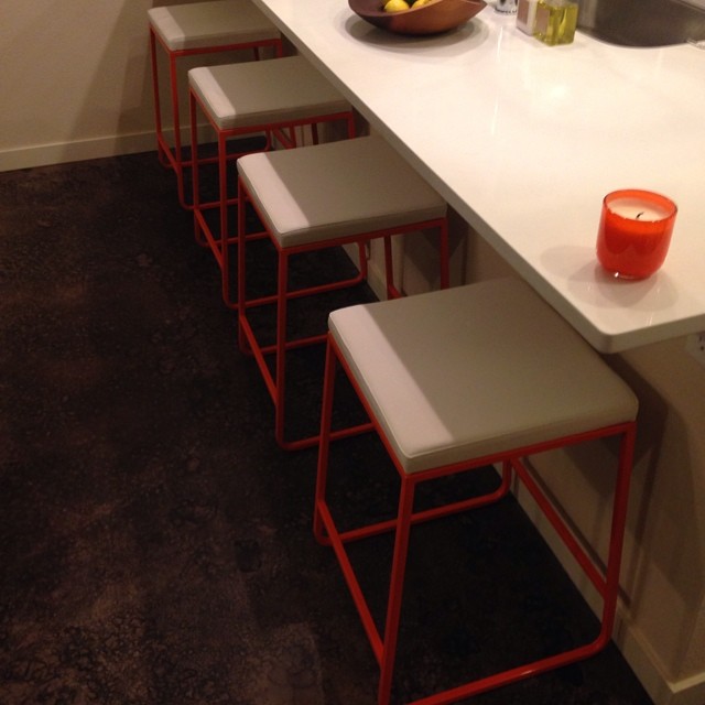 New stools arrived! #orangeisthenewblack