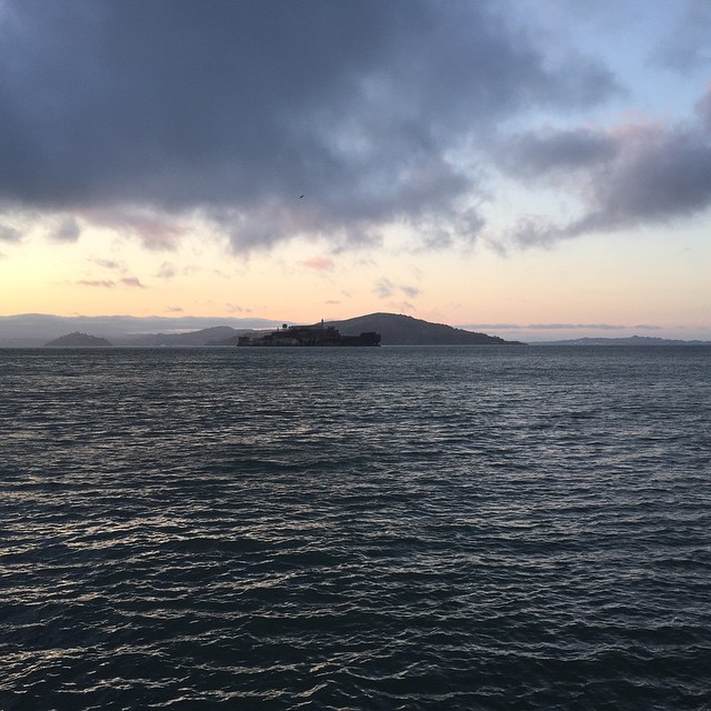 Alcatraz, no filter. #sanfrancisco #fishermanswharf