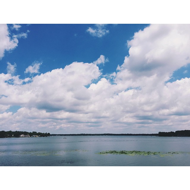 Beautiful day at the lake.