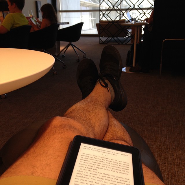 Waiting for my flight home.
