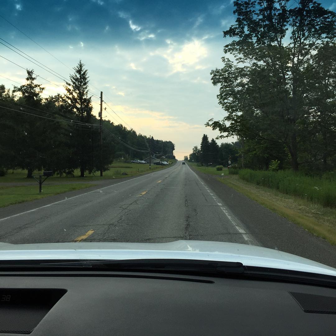 The long drive to Rehoboth Beach begins.