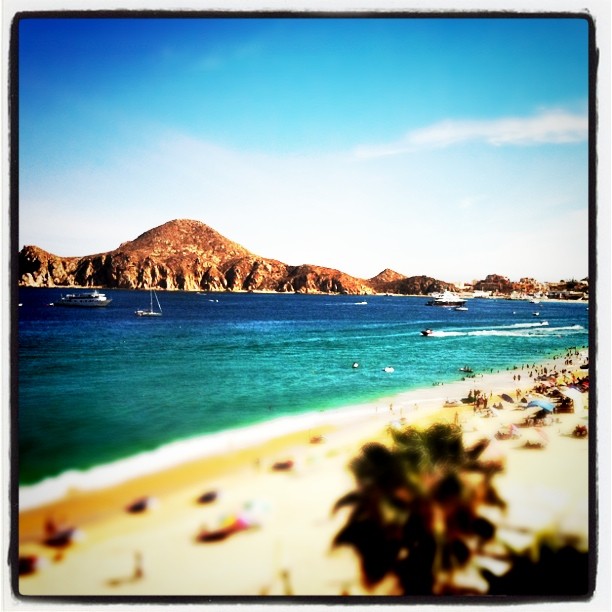 Cabo as the sun sets