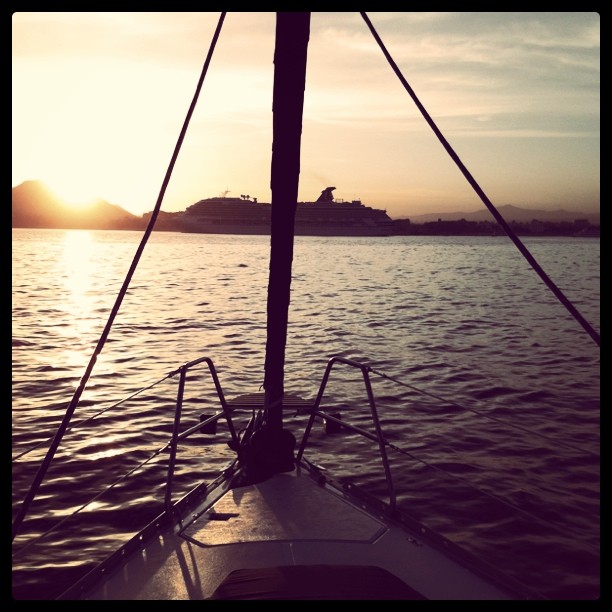 I'm on a boat