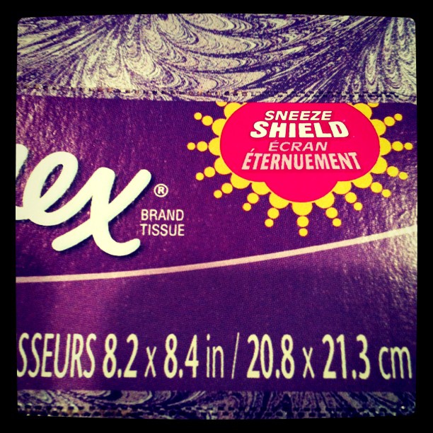 What is Sneeze Shield? This box of Kleenex looks like others without a shield.