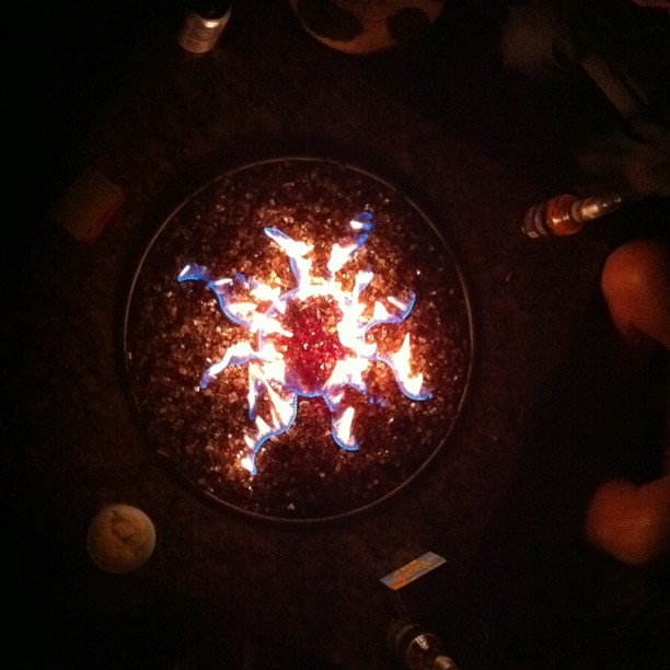 Around the firepit