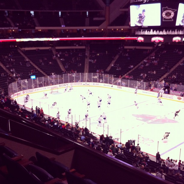 Suite 12 at the Wild Oilers game. Go Oilers!