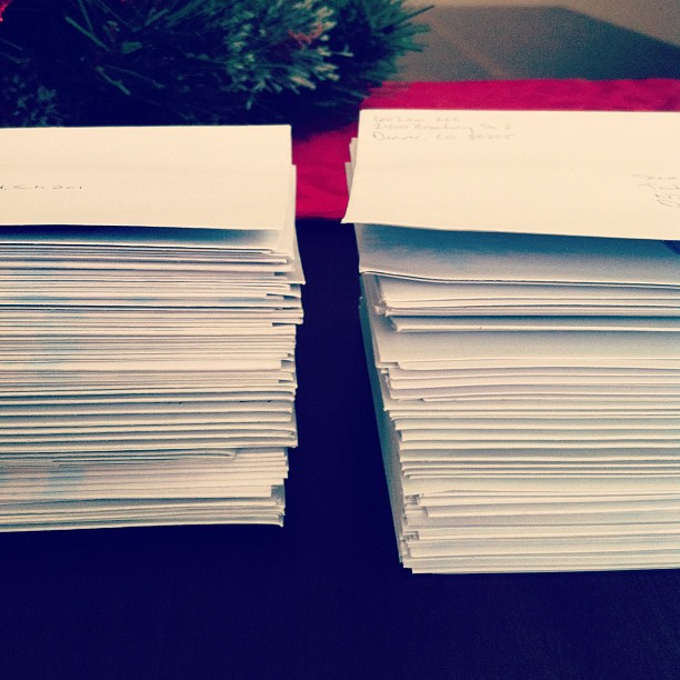 Time to sign the 80 holiday cards for our clients. Grateful I have 80 people and companies to thank.