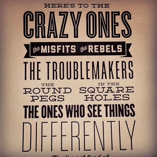 Our Crazy Ones poster arrived! Looks awesome!