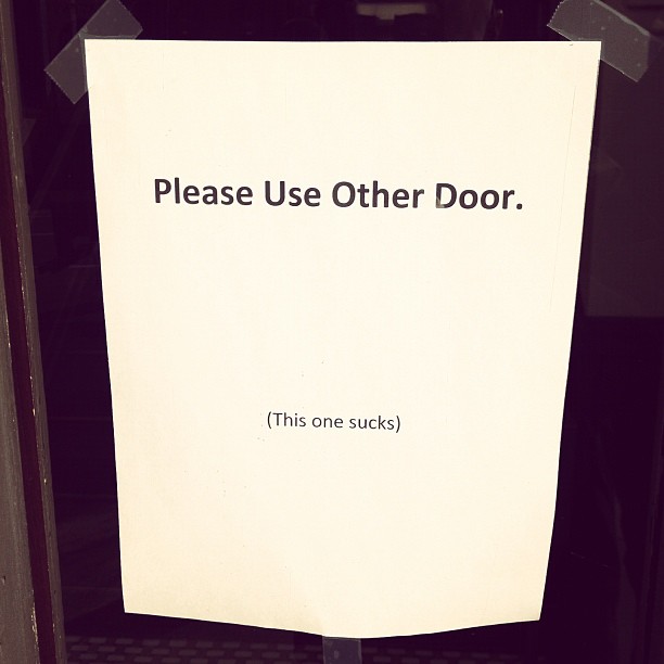 Sucky door