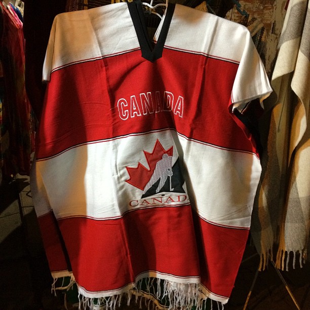 Bringing this home for Tom and making him wear it out in Edmonton