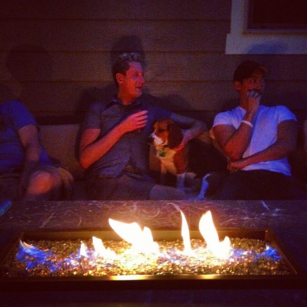 First fire of the year.