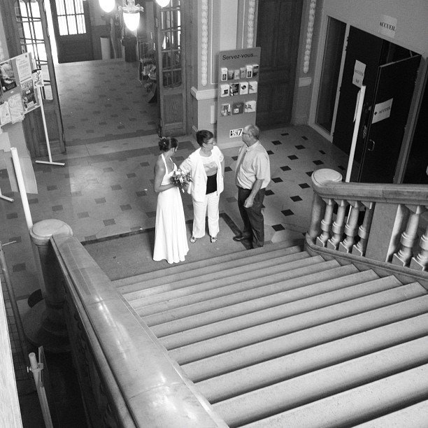 Here comes the bride