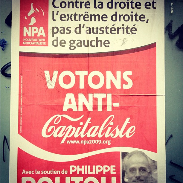 "Vote anti-capitalists!"