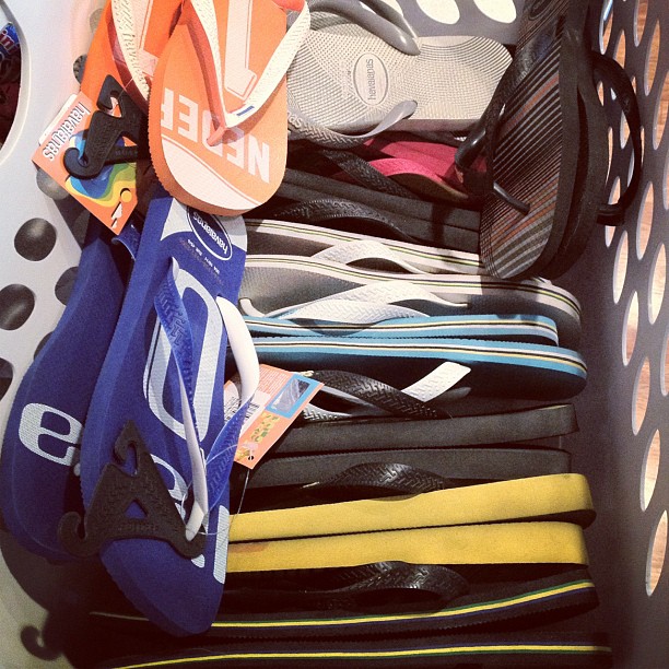 Some people have drug problems. I have a Havaianas problem. 13 pairs