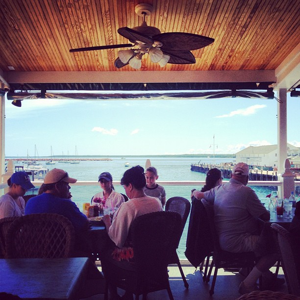 Lunch on the dock