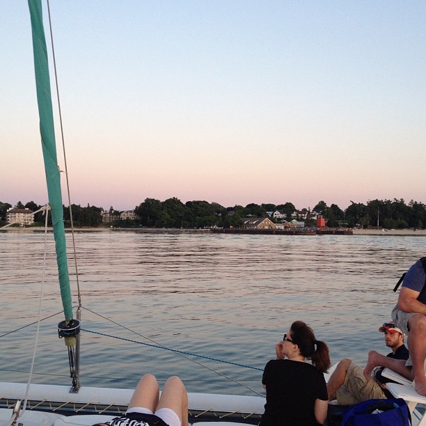Heading back to shore