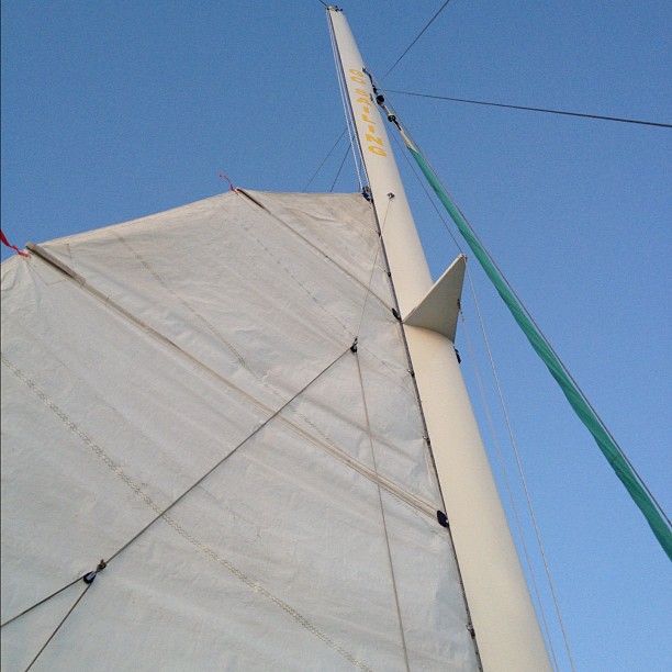 Bringing down the sail