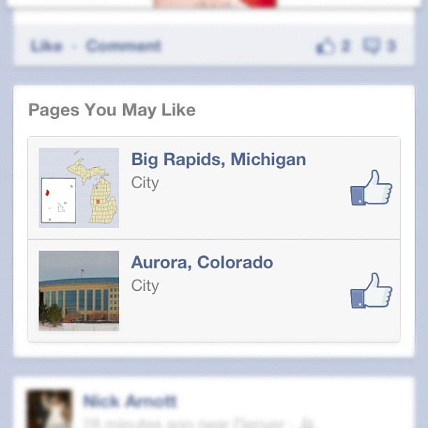 Wrong on both counts, Facebook.