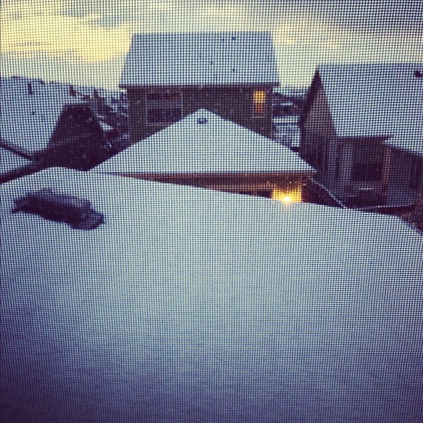 Went to bed in autumn, woke up in winter. Earliest snow I can remember.
