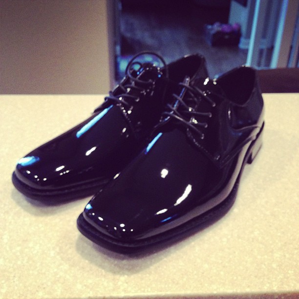 Shiny shoes