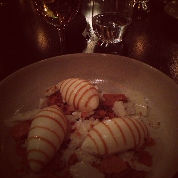 Milk and honey with a dessert wine. Now I can die.