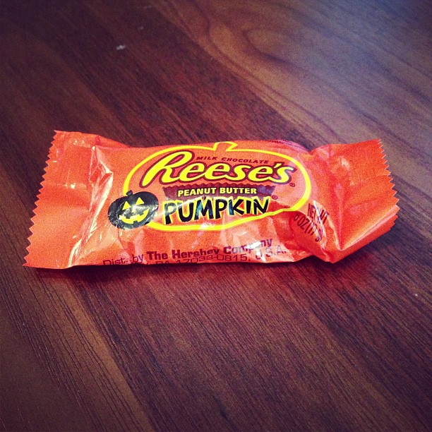 The one tiny piece of candy I'm allowing myself tonight if I go do 45 minutes of cardio right now.