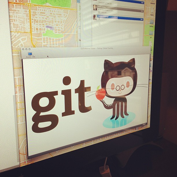 Currently... Git/hub online training.