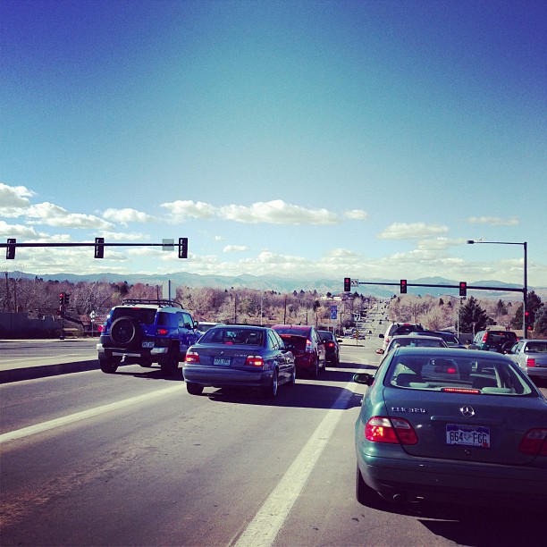 Stunning Colorado day. This photo doesn't do it justice.