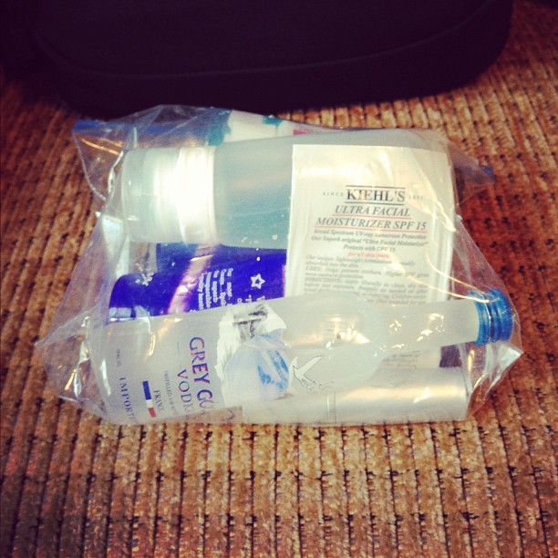 Essential toiletries.