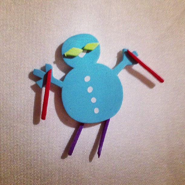 Arts and crafts at a party.