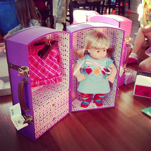 Uncle Aaron delivers the organizational gifts.