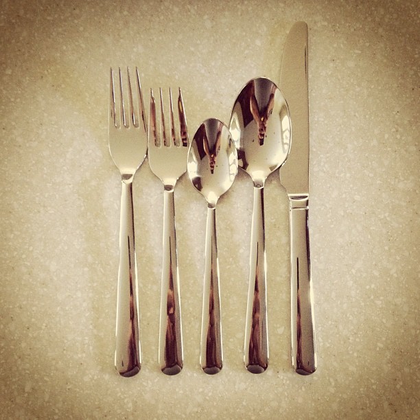 New silverware setting.