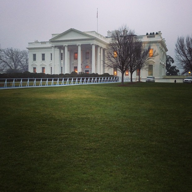 Gloomy White House