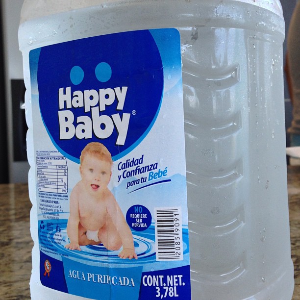 I only drink water squeezed from the happiest of babies.