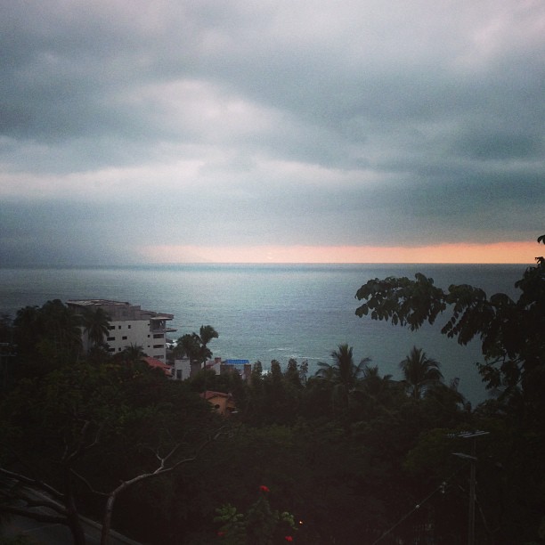 Cloudy sunset