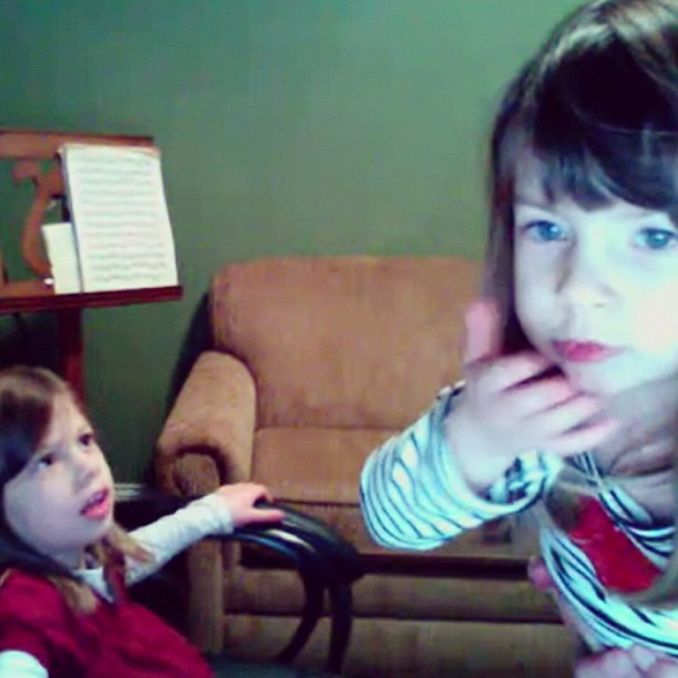 A virtual Valentine's Day kiss from Caroline.