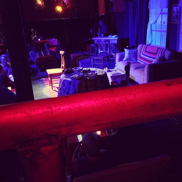 We have "box" seats for Sordid Lives.