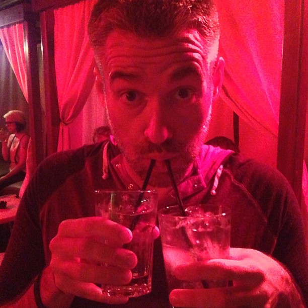 @plaidly knows how to double fist!
