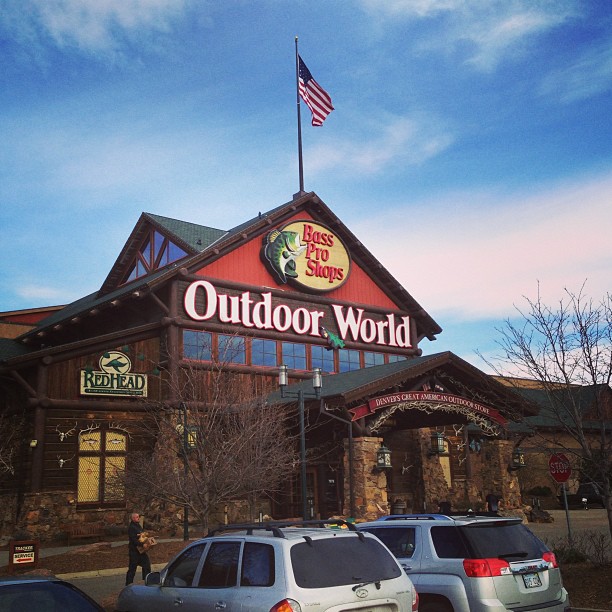 Stopping by REI for snow pants.