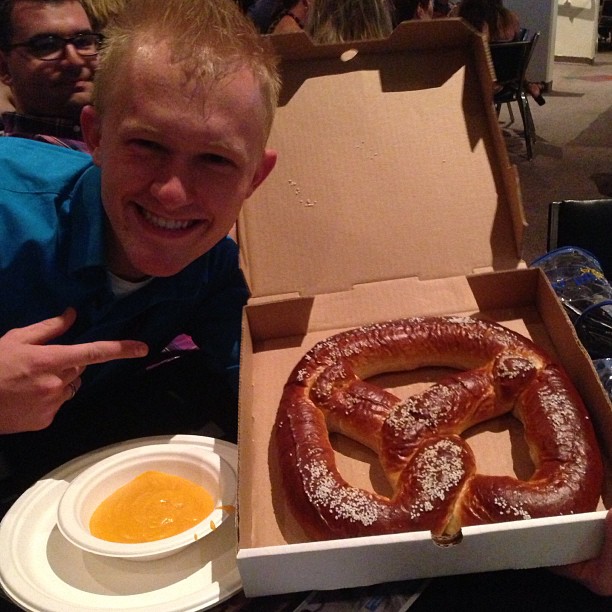 The biggest pretzel ever. #apocalypticball
