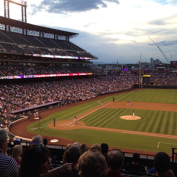 Club level on a perfect night!
