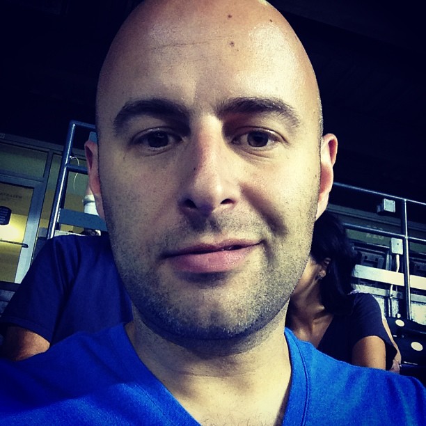 Ballpark selfie