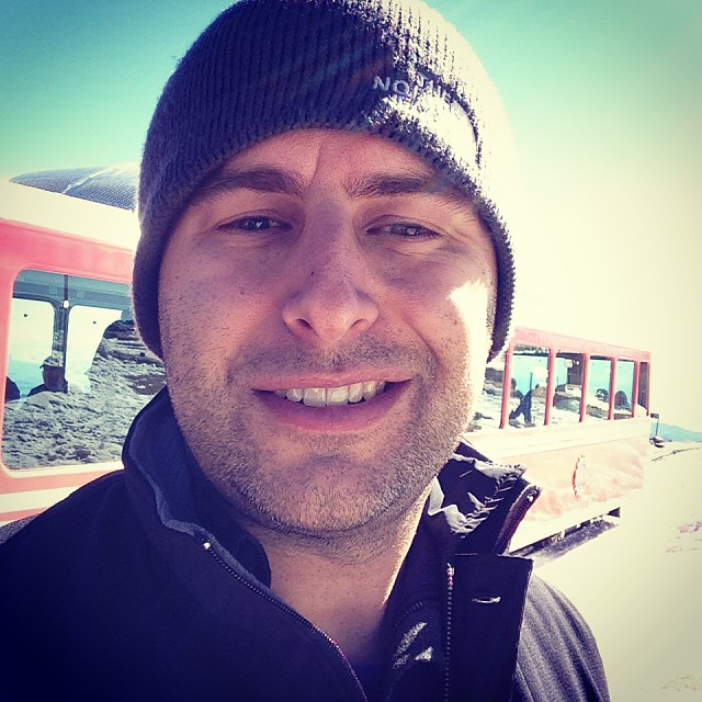 Cog train selfie