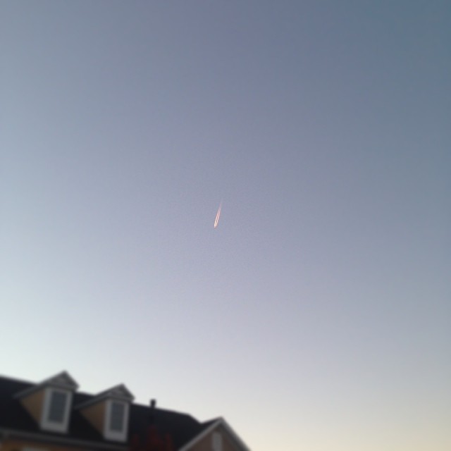Contrails.