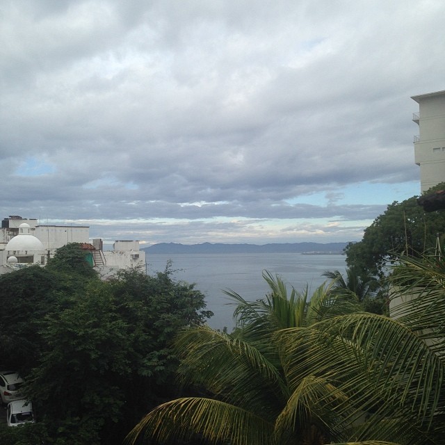 No rain! (It has been raining non-stop since we got here.)