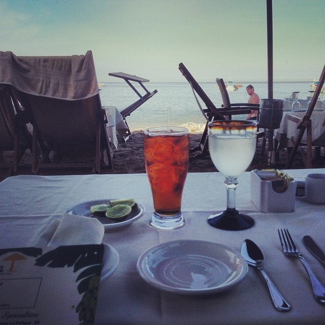 Birthday breakfast by the bay