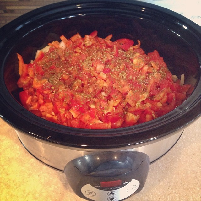 The smells of jambalaya are wafting through the house.