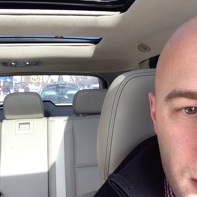 That's the Google Streetview car behind me. They're waaaaatching!