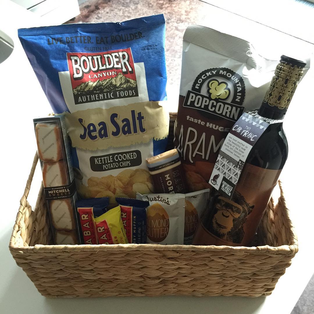 Rent my house on airbnb and you get a basket full of Denver-area goodies.